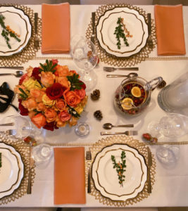 thanksgiving tablesetting