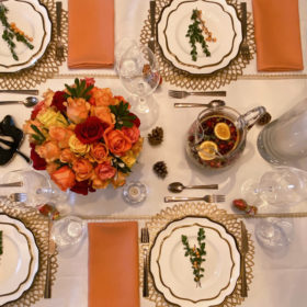 thanksgiving tablesetting